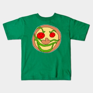 Pizza Face Kids T-Shirt